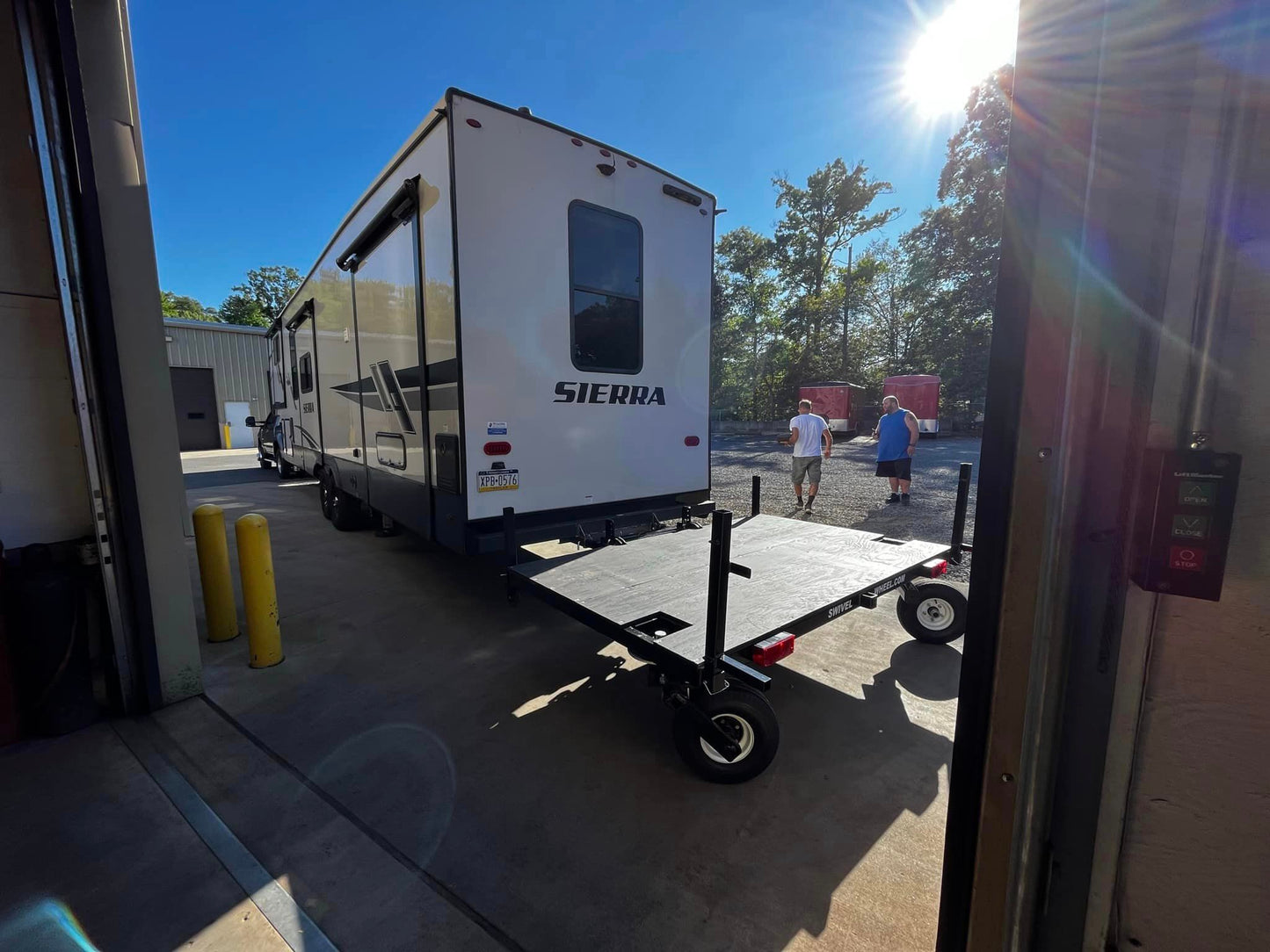 Swivelwheel-DW58  Golf Cart - Motorcycle Carrier / Hauler