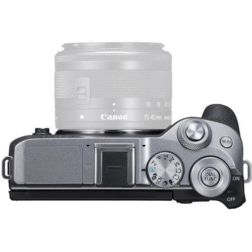 Canon EOS M6 Mark II 32.5MP APS-C Mirrorless Camera Body Silver