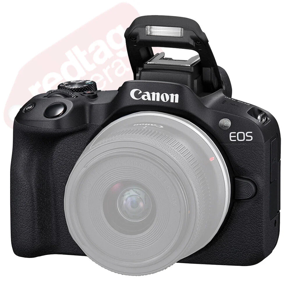 Canon EOS R50 24.2MP APS-C Mirrorless Camera with RF-S 18-45mm IS STM Lens Black