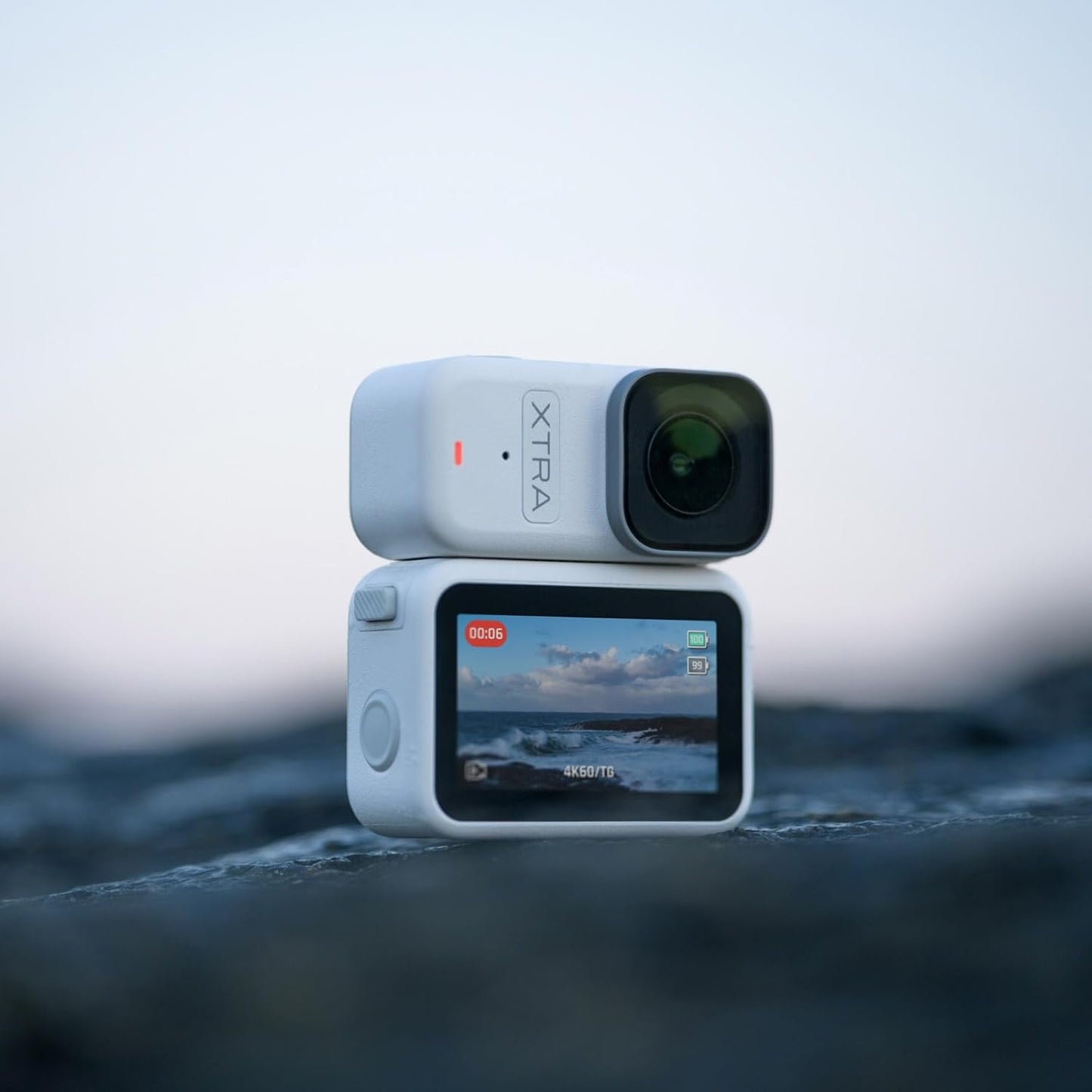 XTRA Atto Wearable 4K Action Camera (128GB) 4K/60fps Video