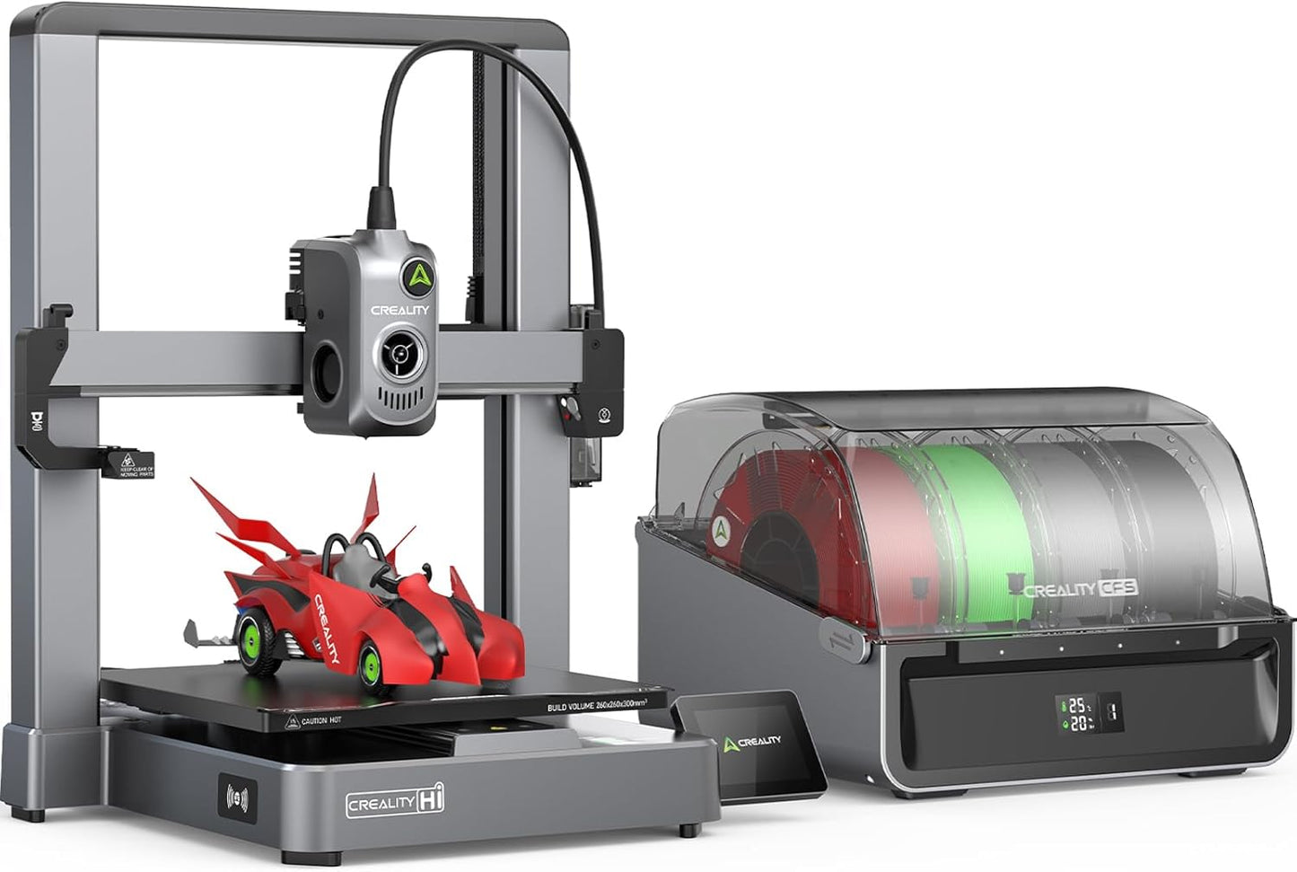Creality Hi Combo (A) 3D Printer, Multi Color 3D Printer with CFS