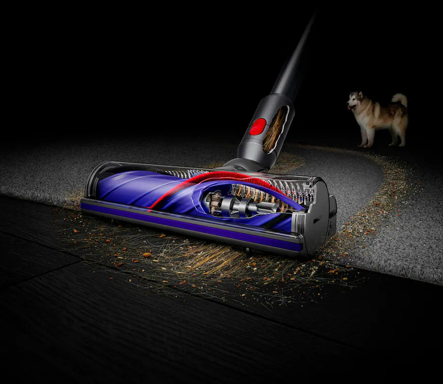 Dyson V8 Cordless Vacuum with 6 Accessories - Silver/Nickel