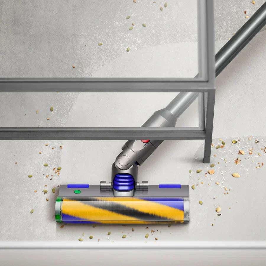 Dyson - V15 Detect Extra Cordless Vacuum with 10 accessories - Yellow/Nickel