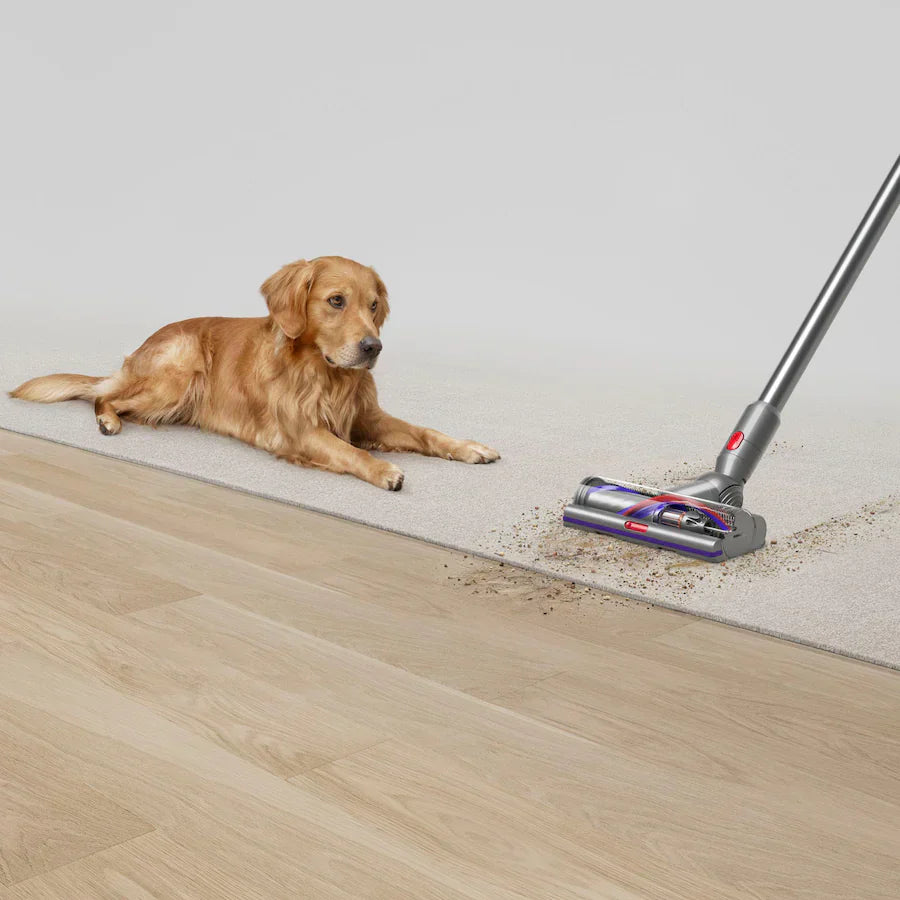 Dyson - V15 Detect Extra Cordless Vacuum with 10 accessories - Yellow/Nickel