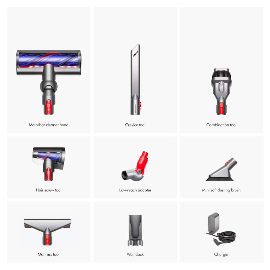 Dyson V11 Plus Cordless Vacuum – Nickel/Purple