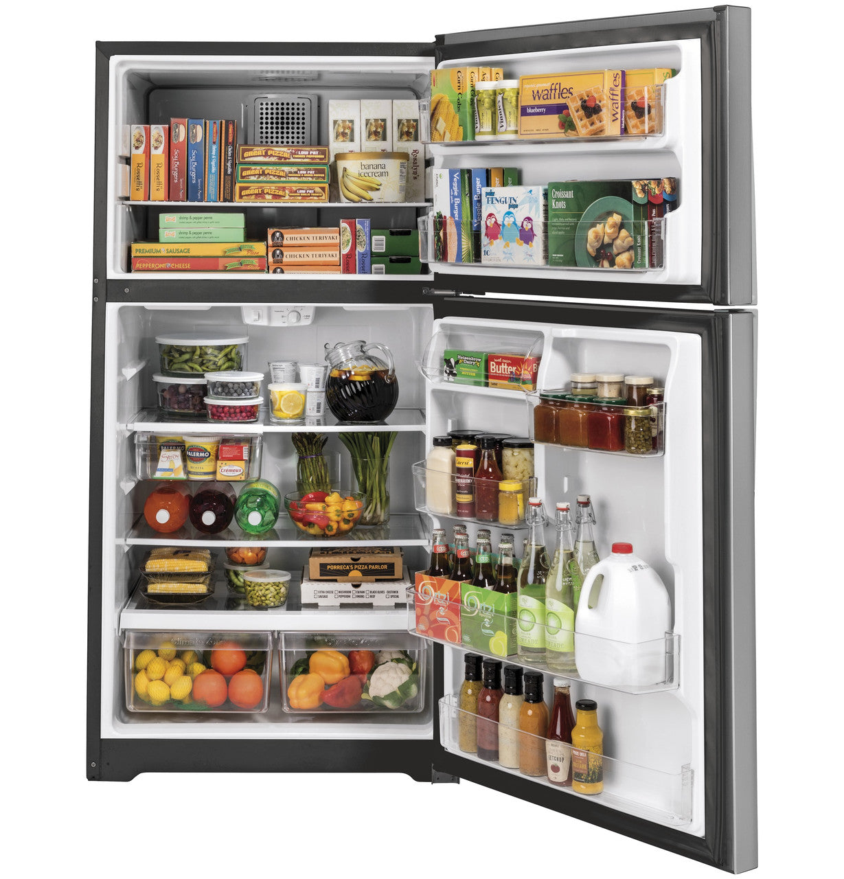 GE GE® ENERGY STAR® 21.9 Cu. Ft. Top-Freezer Refrigerator