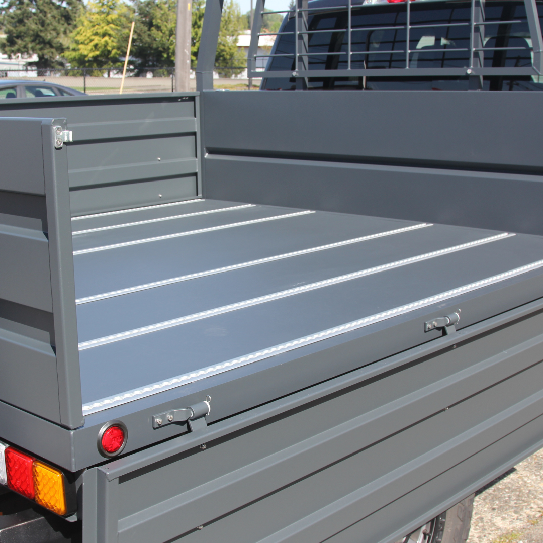 Mid-Size Regular Flatbed Truck Body - with Short Headache Rack