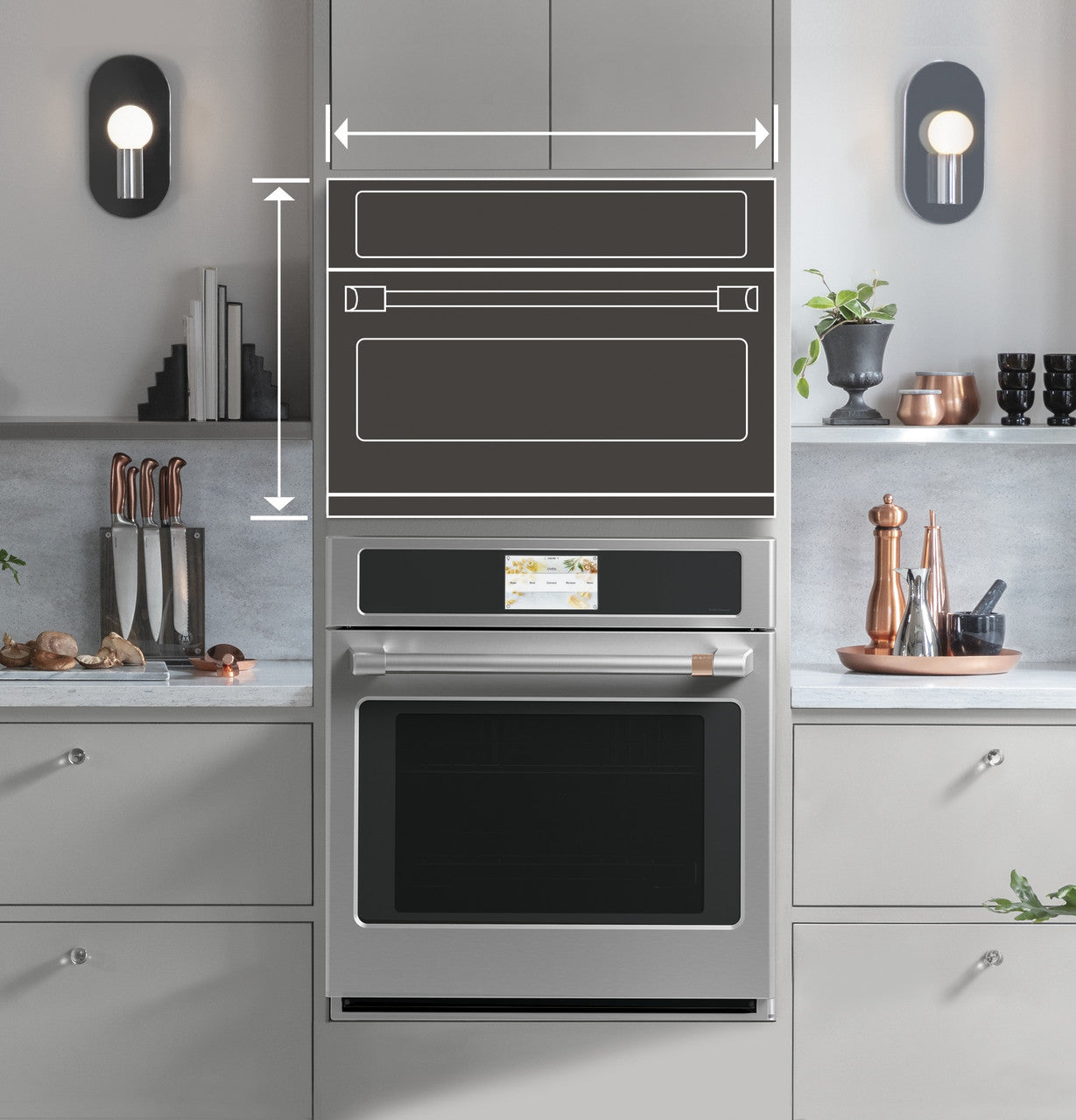 CAFÉ™ 30" Custom Speed Cook Oven with 120V Advantium® Technology