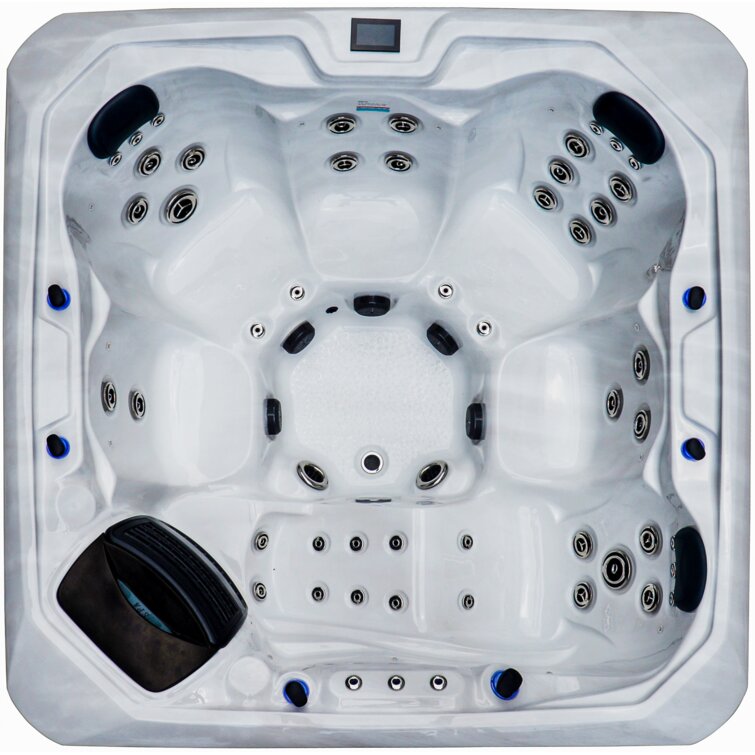 76 - Jet Acrylic Square Hot Tub with Ozonator