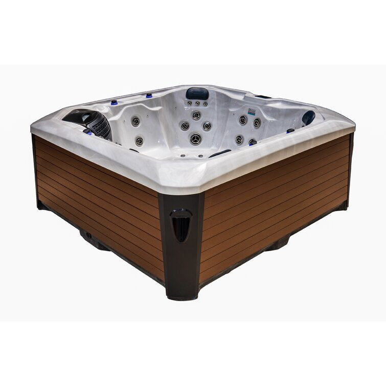 76 - Jet Acrylic Square Hot Tub with Ozonator