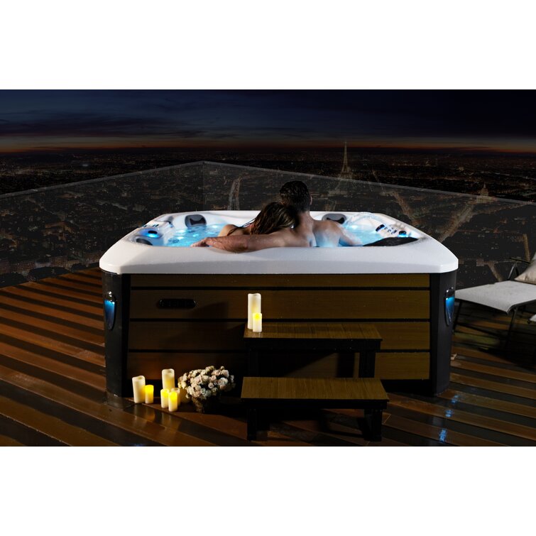 76 - Jet Acrylic Square Hot Tub with Ozonator