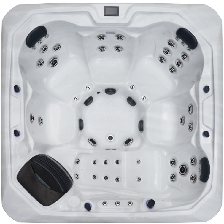 76 - Jet Acrylic Square Hot Tub with Ozonator