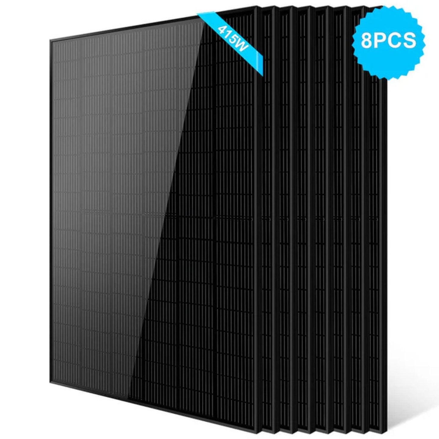 SunGold Power 415 Watt Monocrystalline Black Solar Panel