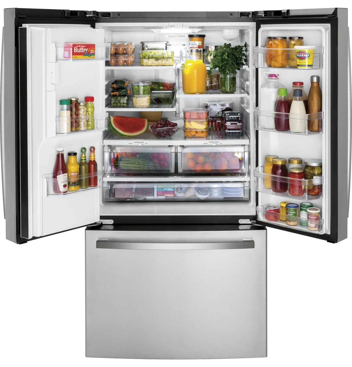 GE GE® ENERGY STAR® 20.6 Cu. Ft. Fingerprint Resistant Counter-Depth French-Door Refrigerator