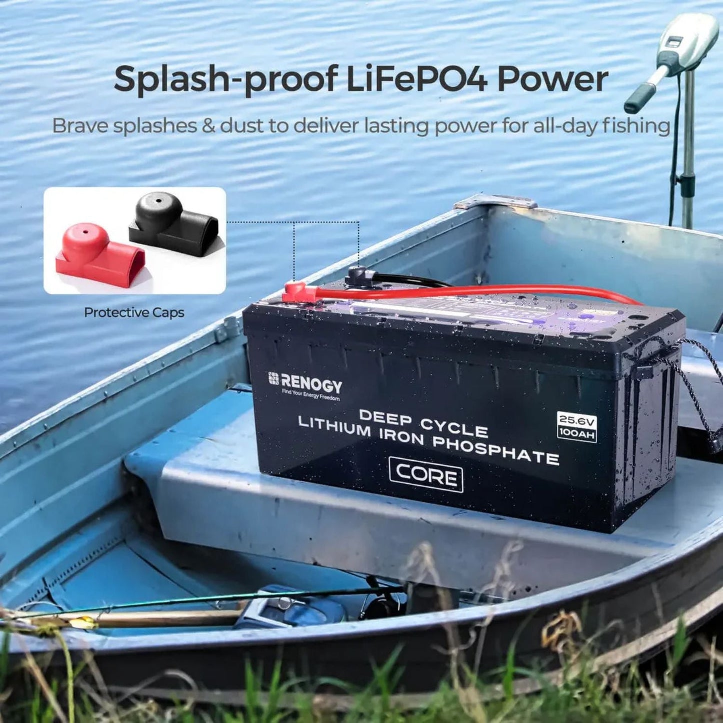 Renogy CORE Series 24V 100Ah Deep Cycle Lithium Iron Phosphate Battery