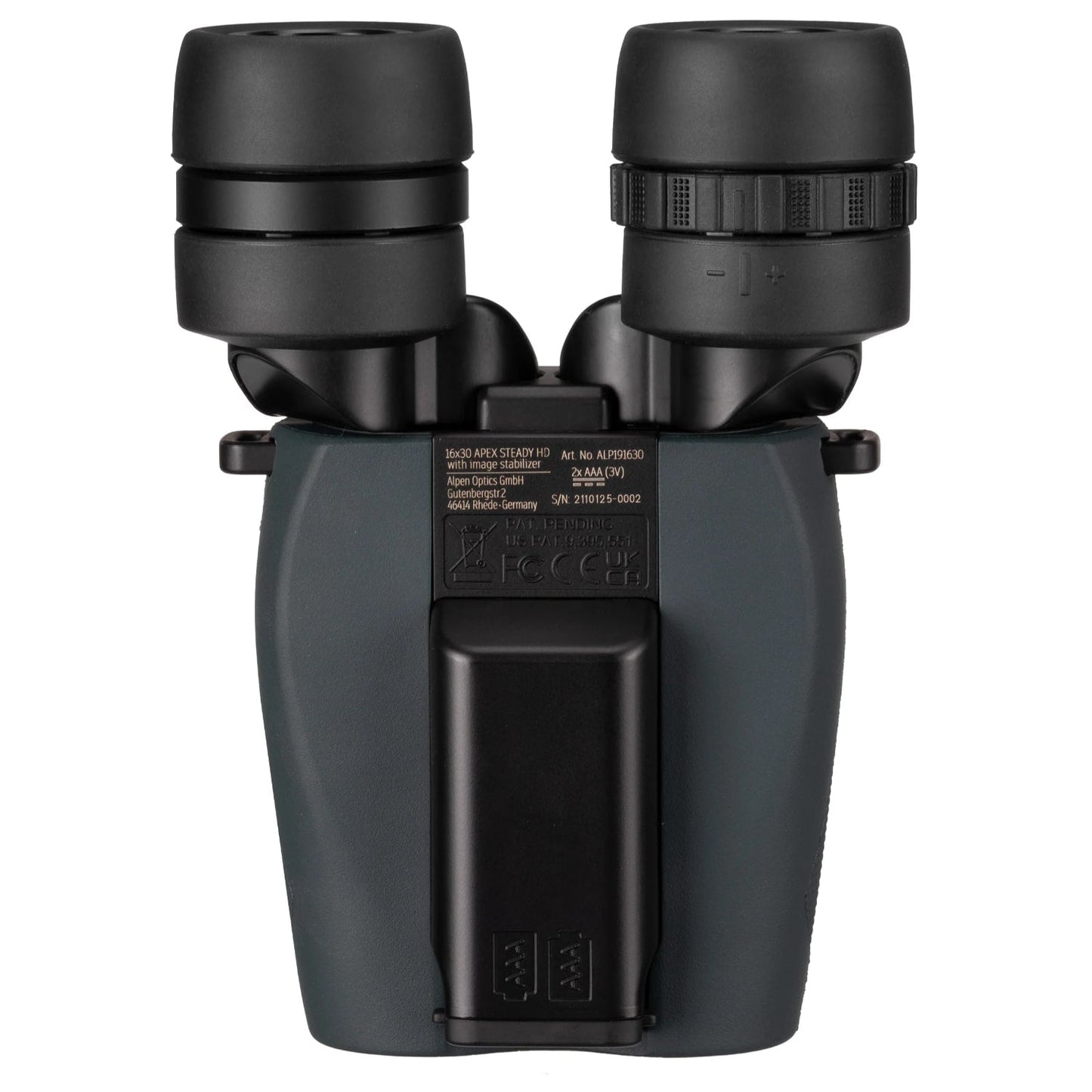 Alpen Apex Steady 16x30mm HD Binoculars with Image Stabilization