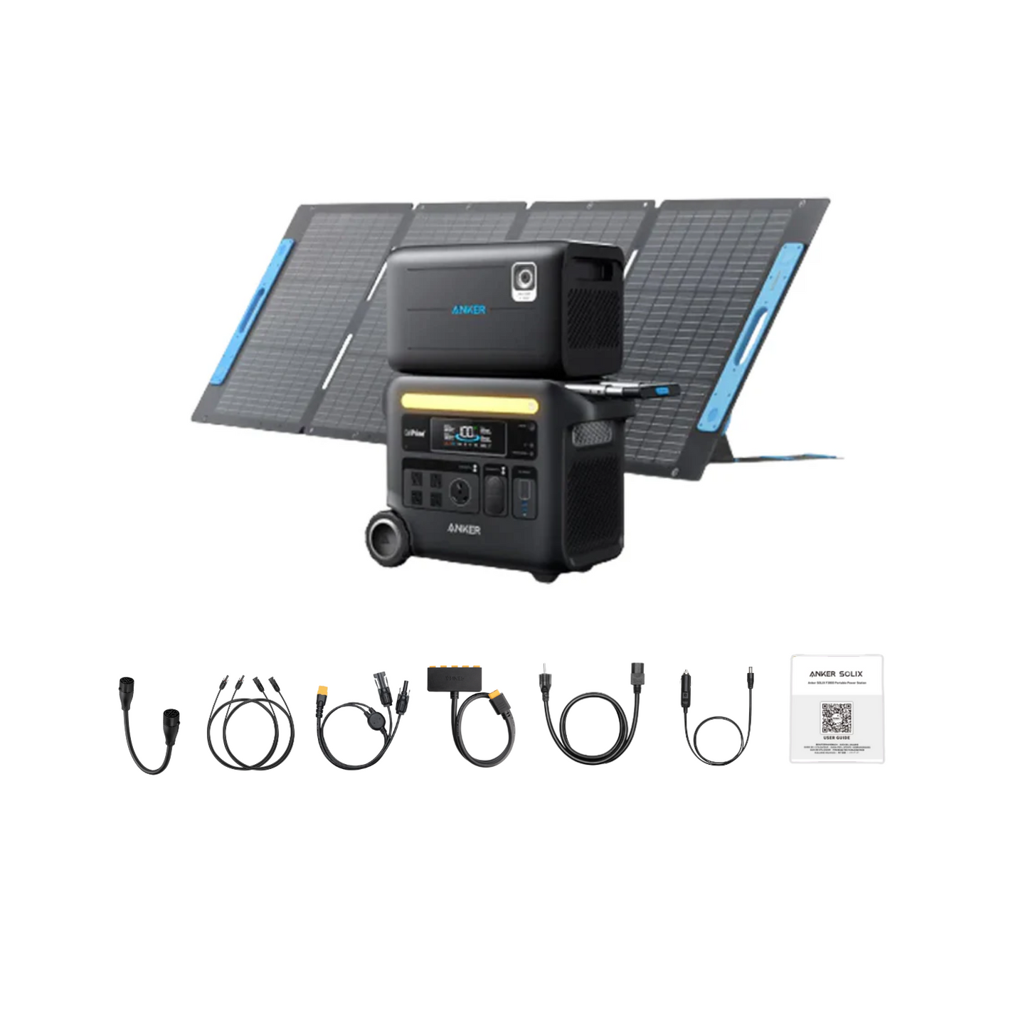 Anker SOLIX F2600 Portable Power Station | 2560Wh | 2400W | 1000W Solar Input
