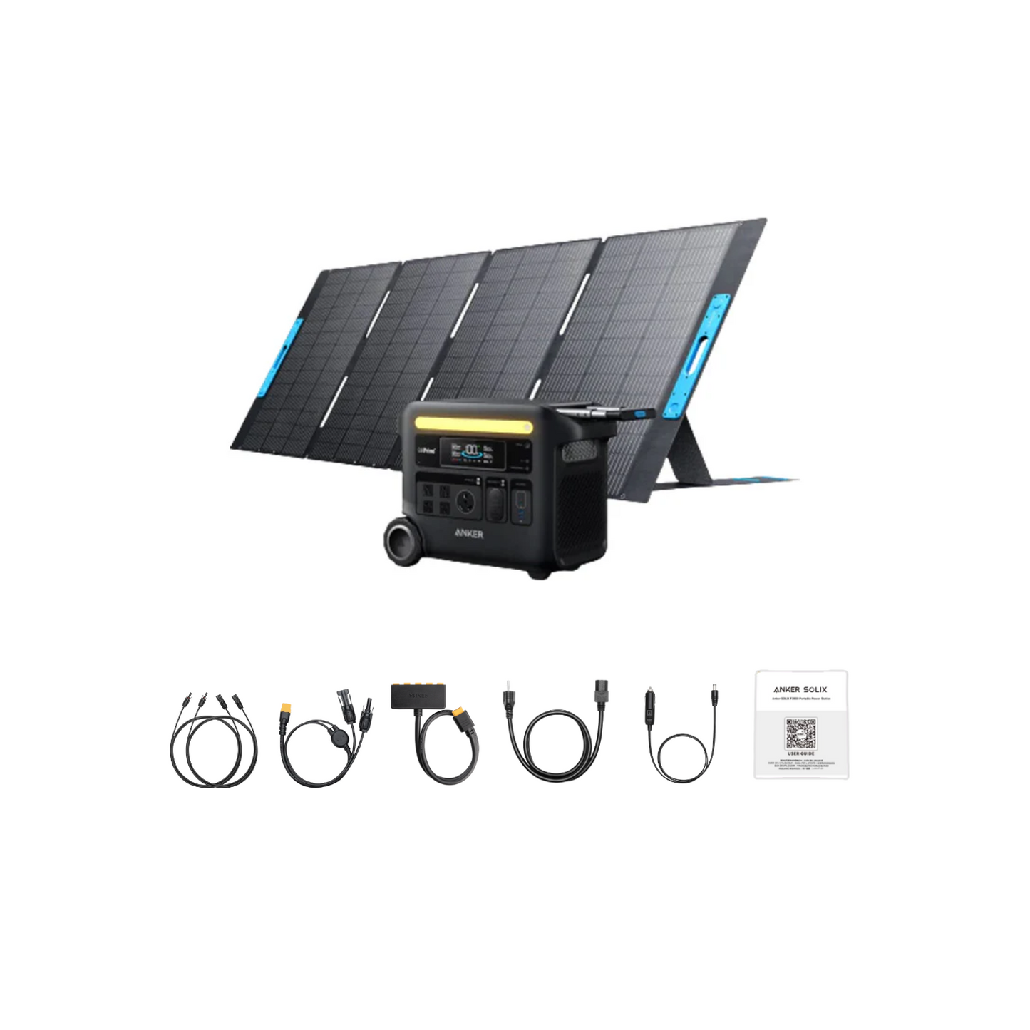 Anker SOLIX F2600 Portable Power Station | 2560Wh | 2400W | 1000W Solar Input