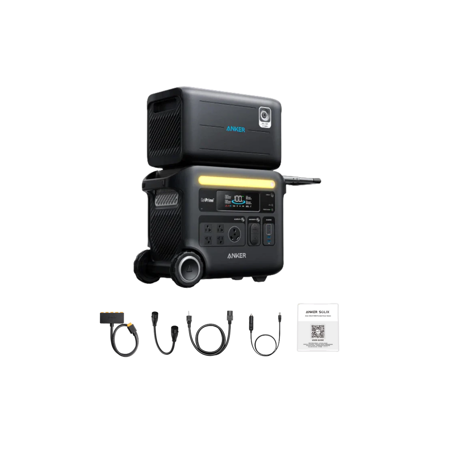 Anker SOLIX F2600 Portable Power Station | 2560Wh | 2400W | 1000W Solar Input