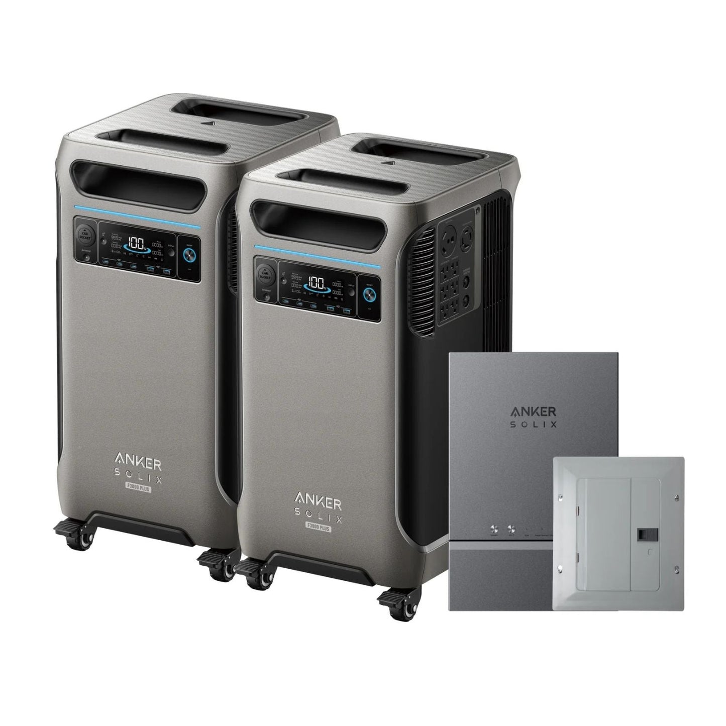 Anker SOLIX F3800 Plus Double Kit + Home Power Panel + Sub Panel