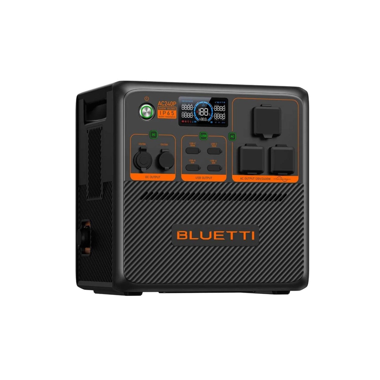BLUETTI AC240P Portable Power Station | 1843Wh | 24000W | 1200W  Solar Input