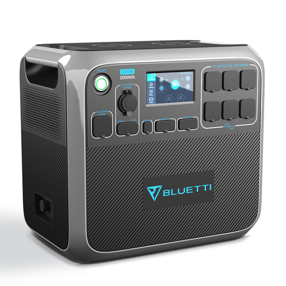 BLUETTI AC200P Portable Power Station | 2000Wh | 4800W | 700W Solar Input