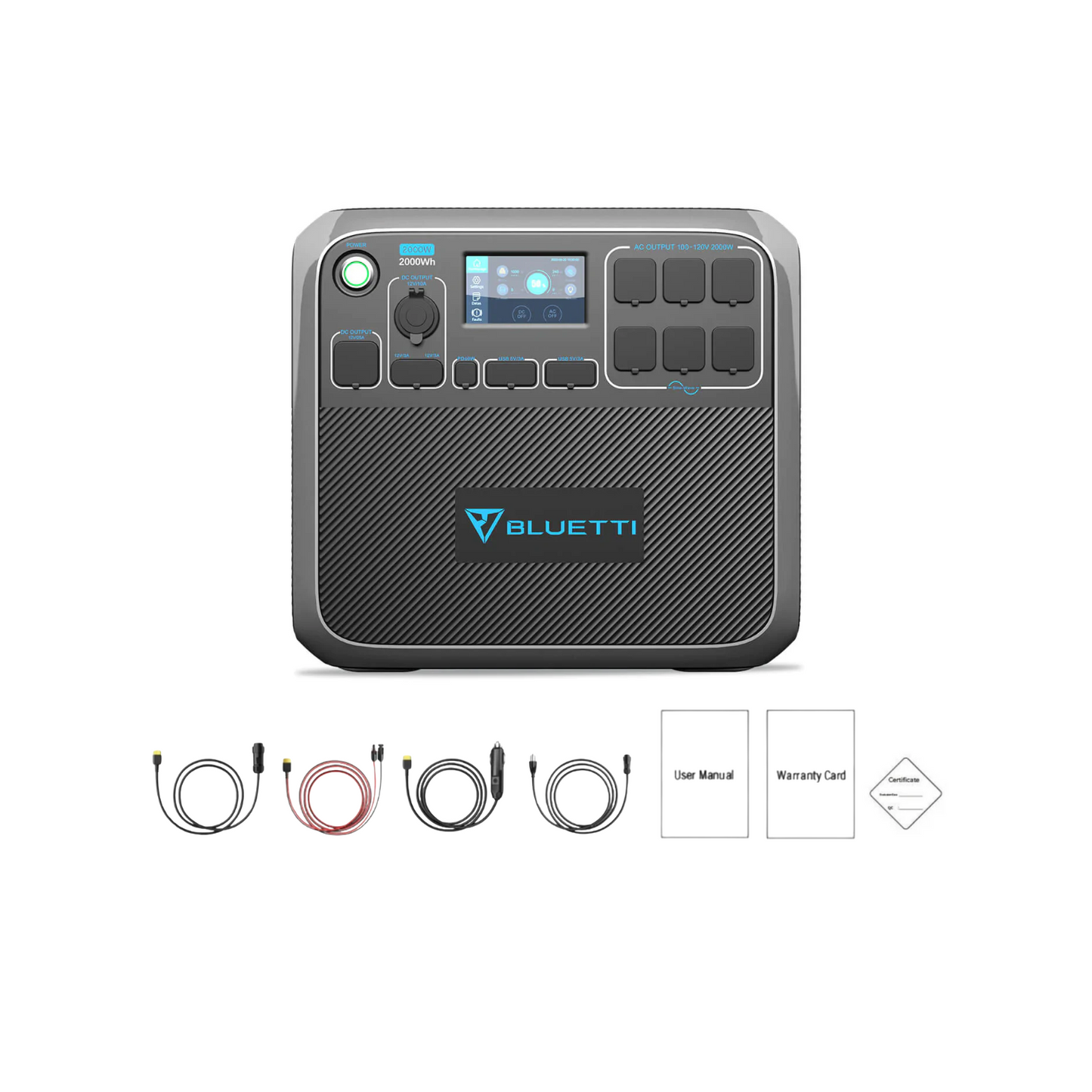 BLUETTI AC200P Portable Power Station | 2000Wh | 4800W | 700W Solar Input