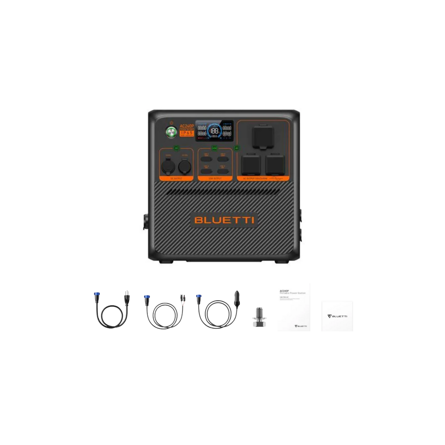 BLUETTI AC240P Portable Power Station | 1843Wh | 24000W | 1200W  Solar Input