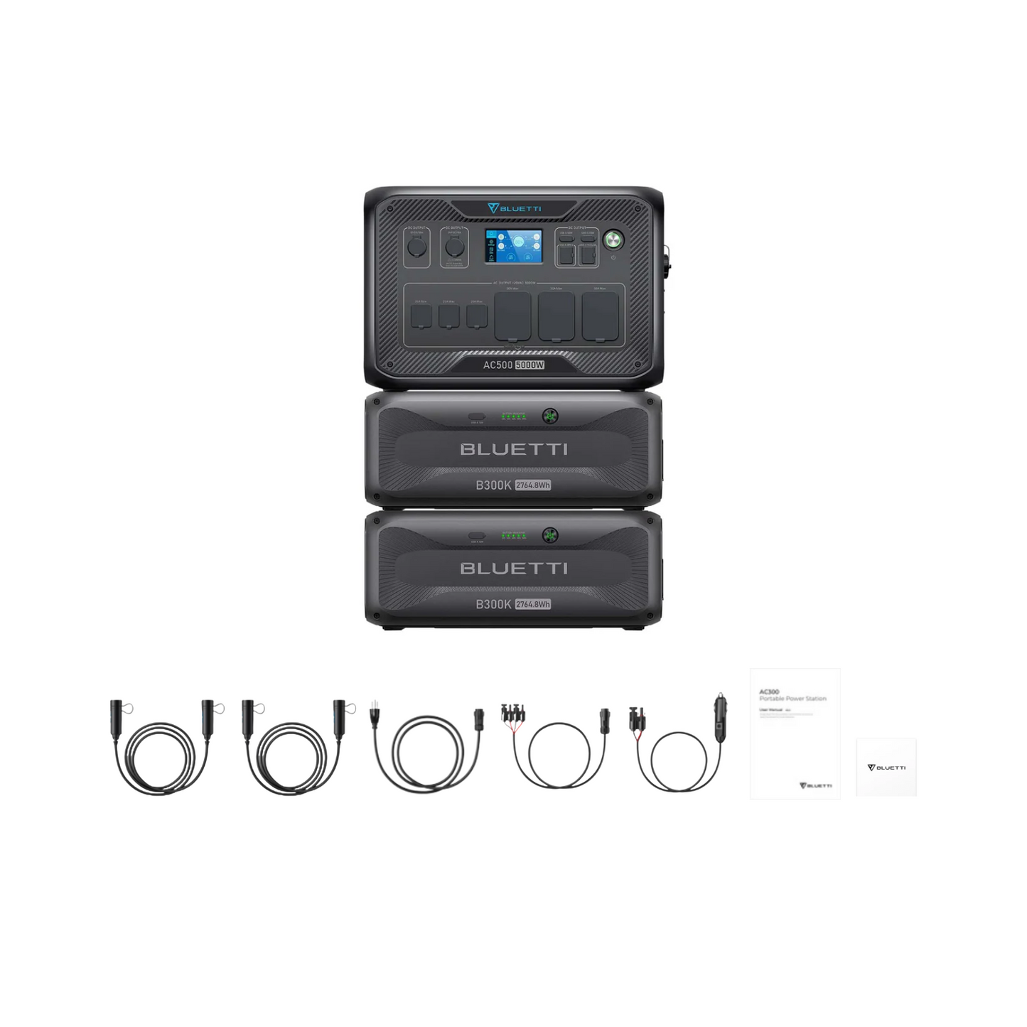 BLUETTI AC500 Home Battery Backup Generator | 3072Wh | 5000W | 3000W Solar Input