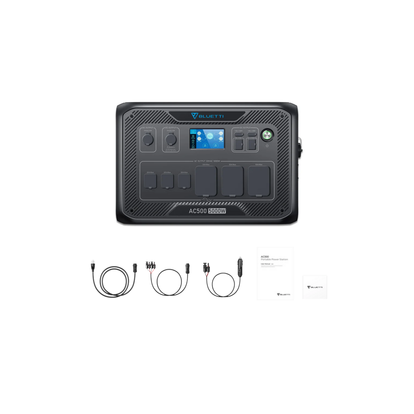 BLUETTI AC500 Home Battery Backup Generator | 3072Wh | 5000W | 3000W Solar Input