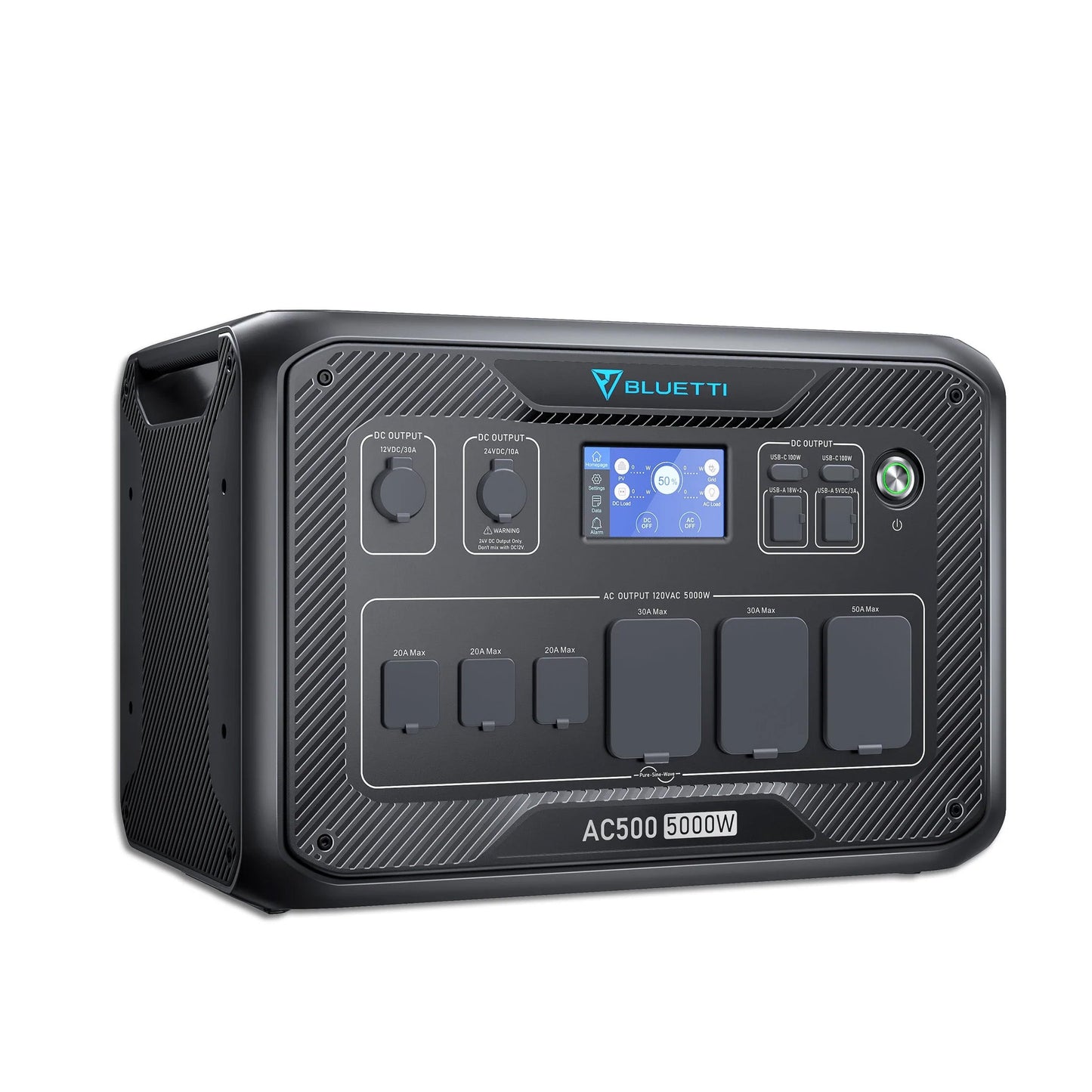 BLUETTI AC500 Home Battery Backup Generator | 3072Wh | 5000W | 3000W Solar Input