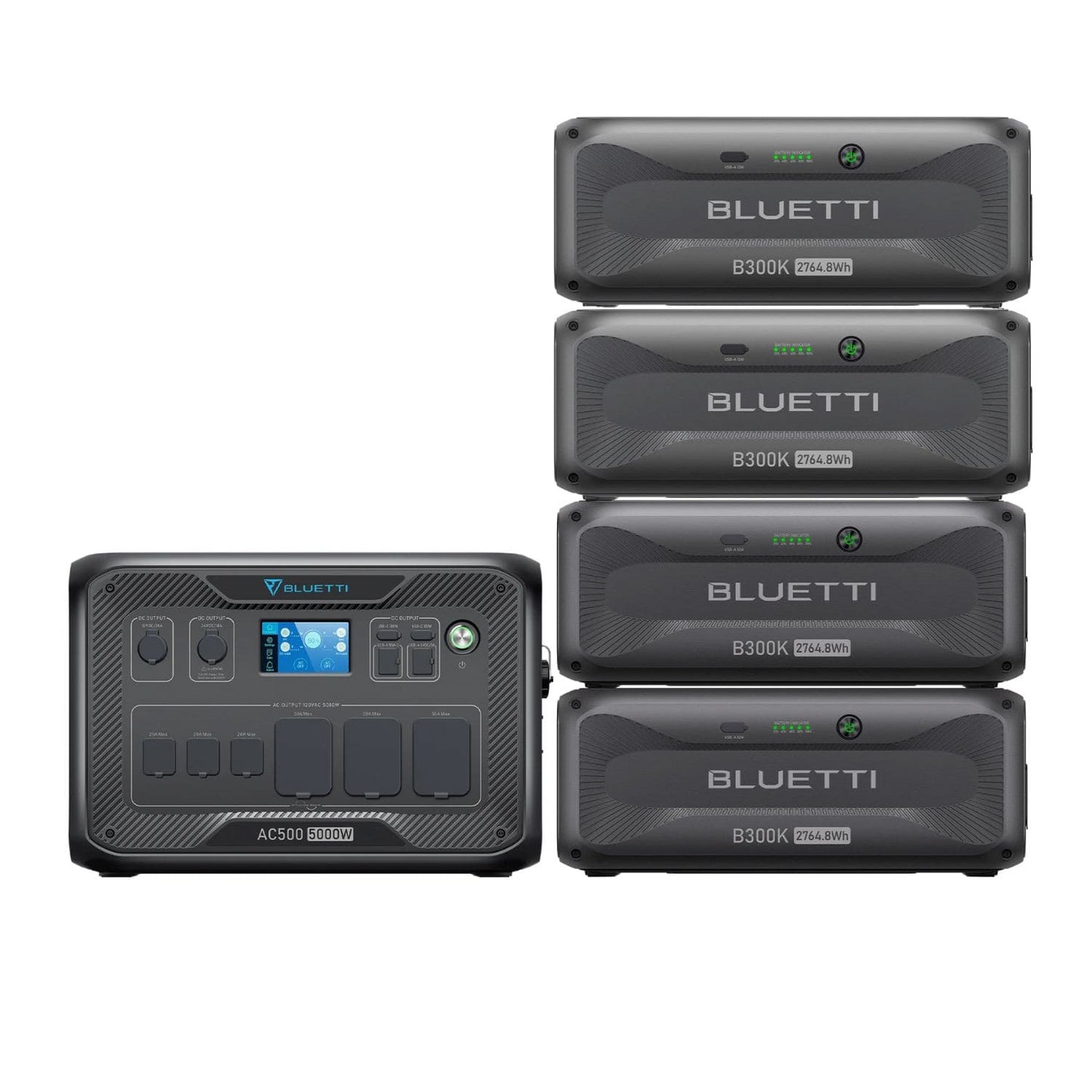 BLUETTI AC500 Home Battery Backup Generator | 3072Wh | 5000W | 3000W Solar Input