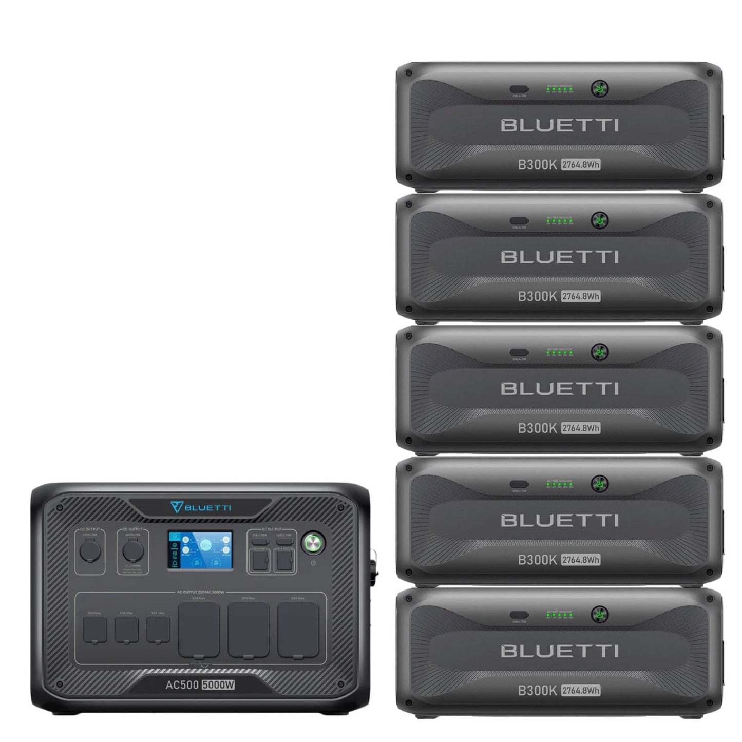 BLUETTI AC500 Home Battery Backup Generator | 3072Wh | 5000W | 3000W Solar Input