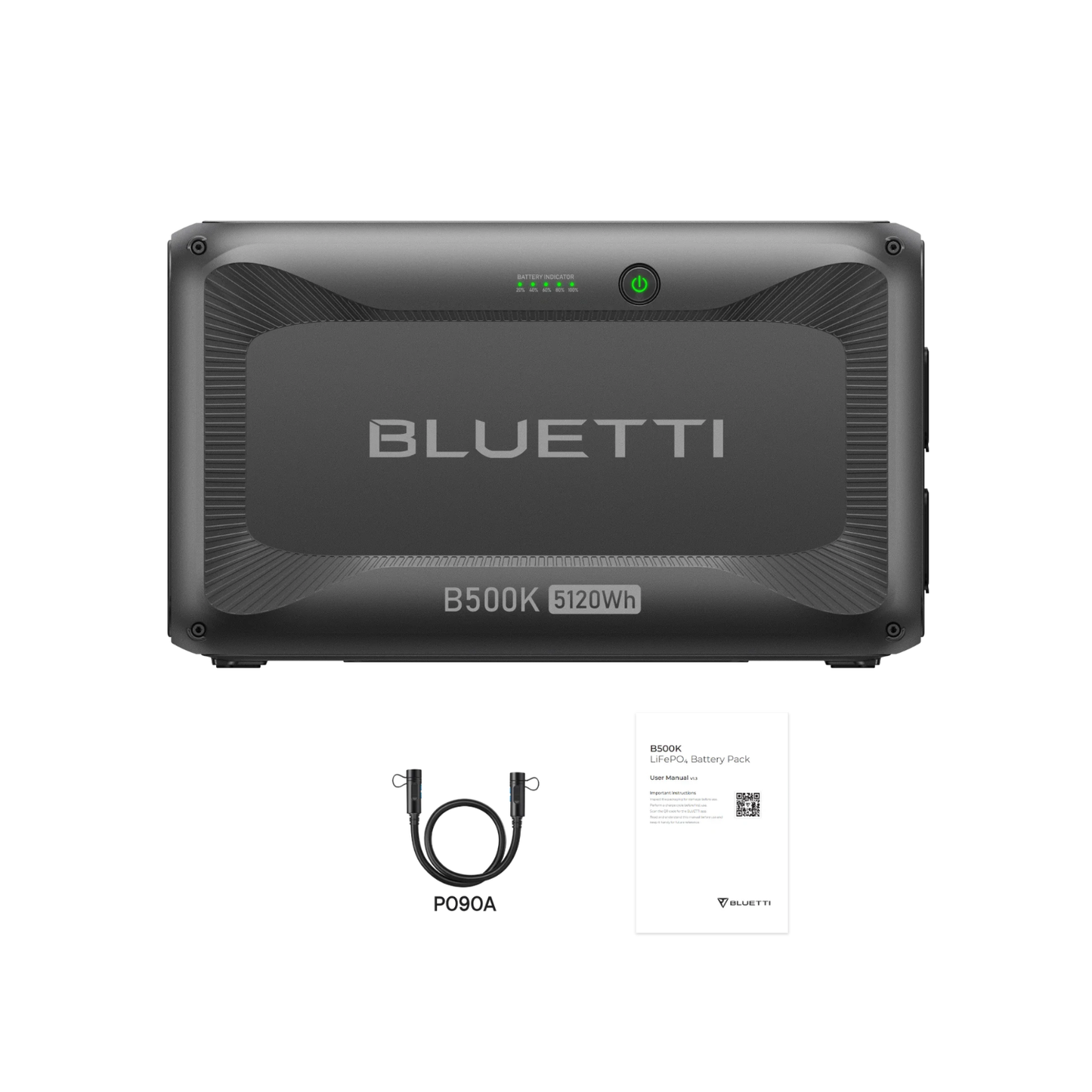 BLUETTI B500K Expansion Battery | Compatible With Apex 300/AC300/200L | 5120Wh