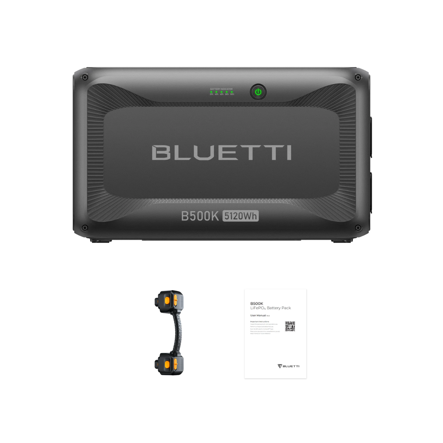 BLUETTI B500K Expansion Battery | Compatible With Apex 300/AC300/200L | 5120Wh