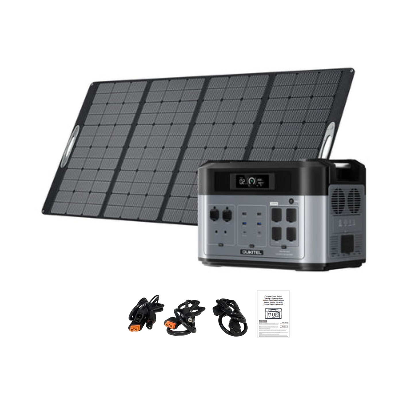 OUKITEL BP2000 Portable Power Station | 2048Wh | 2200W | 1000W Solar Input