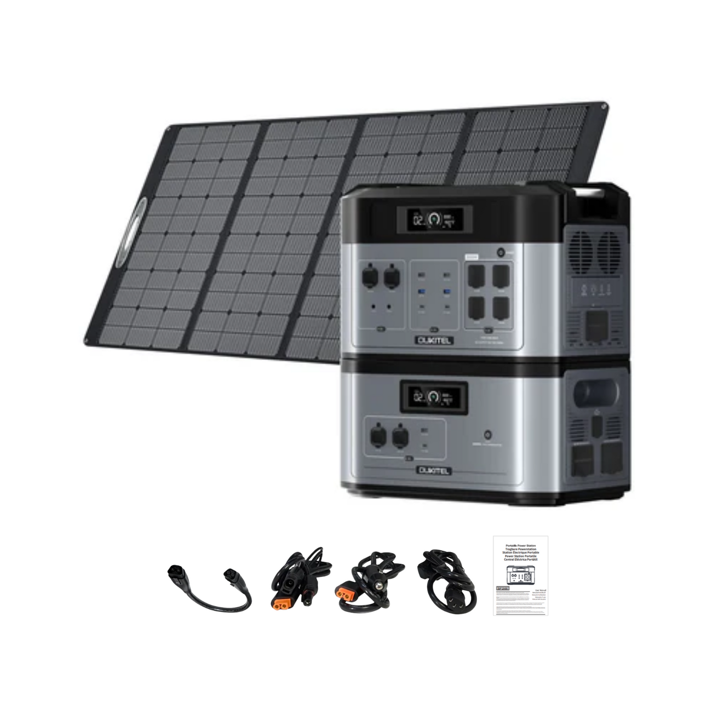 OUKITEL BP2000 Portable Power Station | 2048Wh | 2200W | 1000W Solar Input