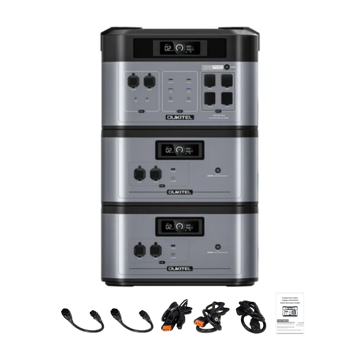 OUKITEL BP2000 PRO Portable Power Station | 2048Wh | 3600W | 1000W Solar Input