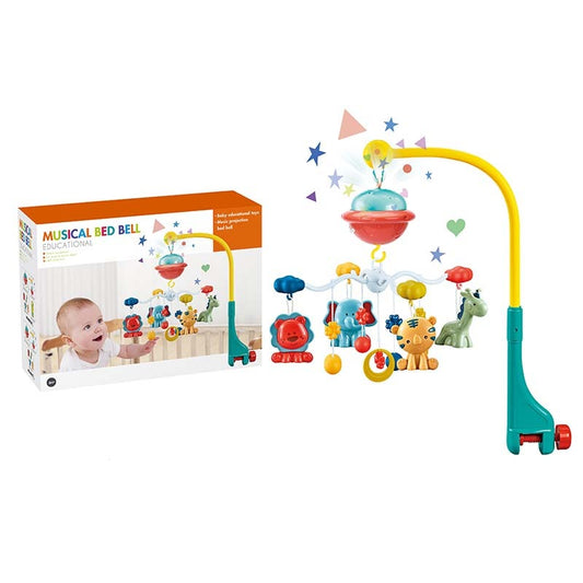 Baby Crib Mobile with Music and Projection Remote Control Rotating Nursery Mobile
