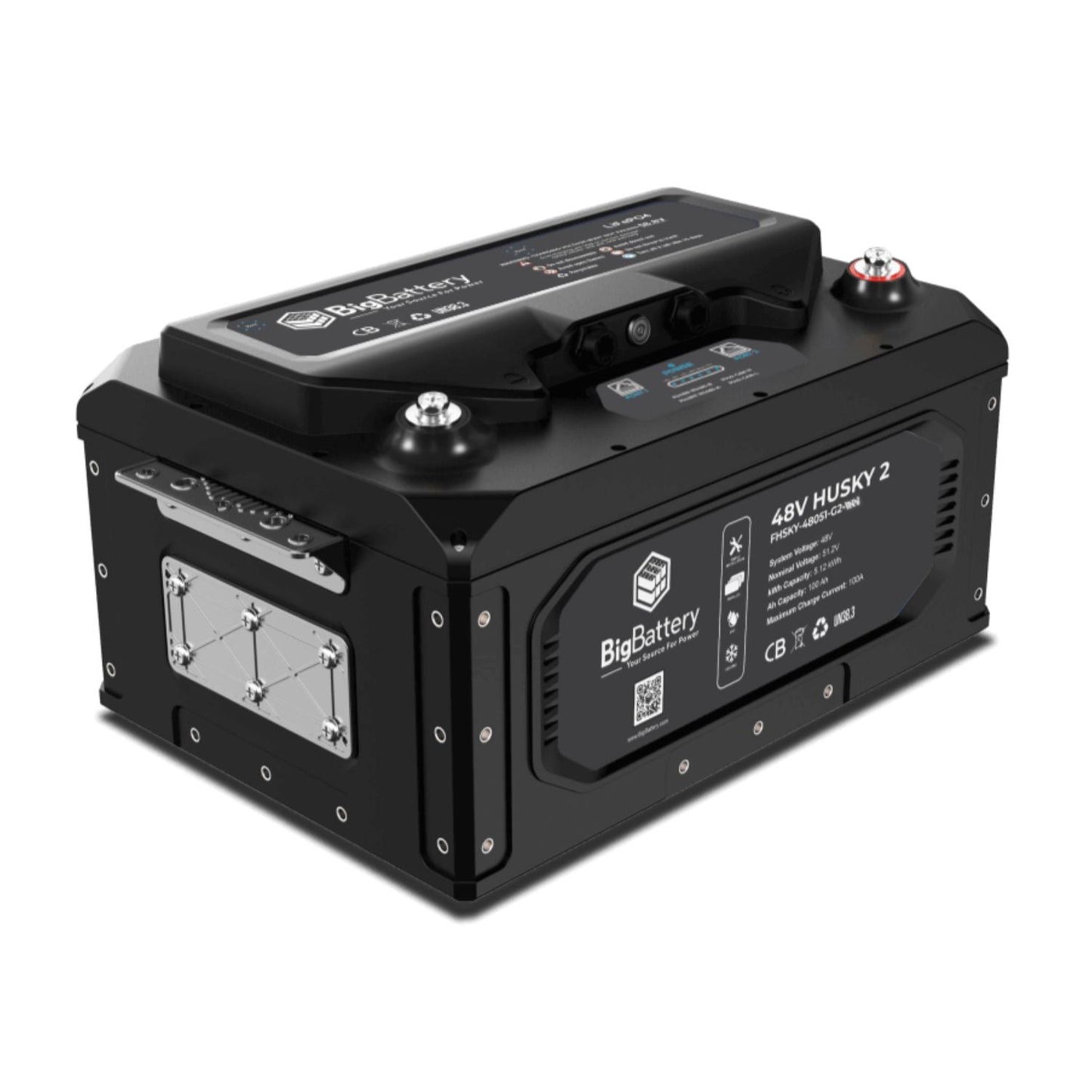 BigBattery HUSKY 2 5.12kWh 100Ah 48V Inverter Comms Lithium Battery