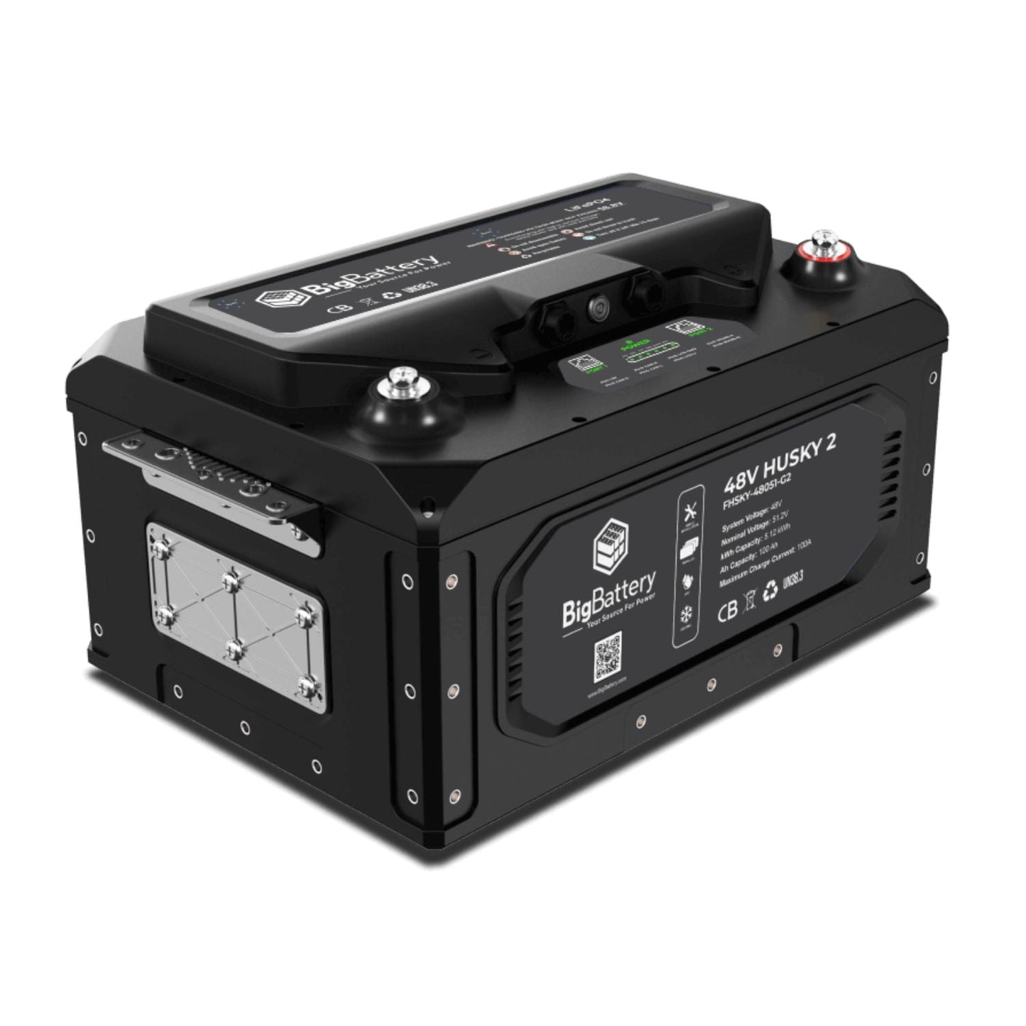 BigBattery HUSKY 2 5.12kWh 100Ah 48V High Power Lithium Battery