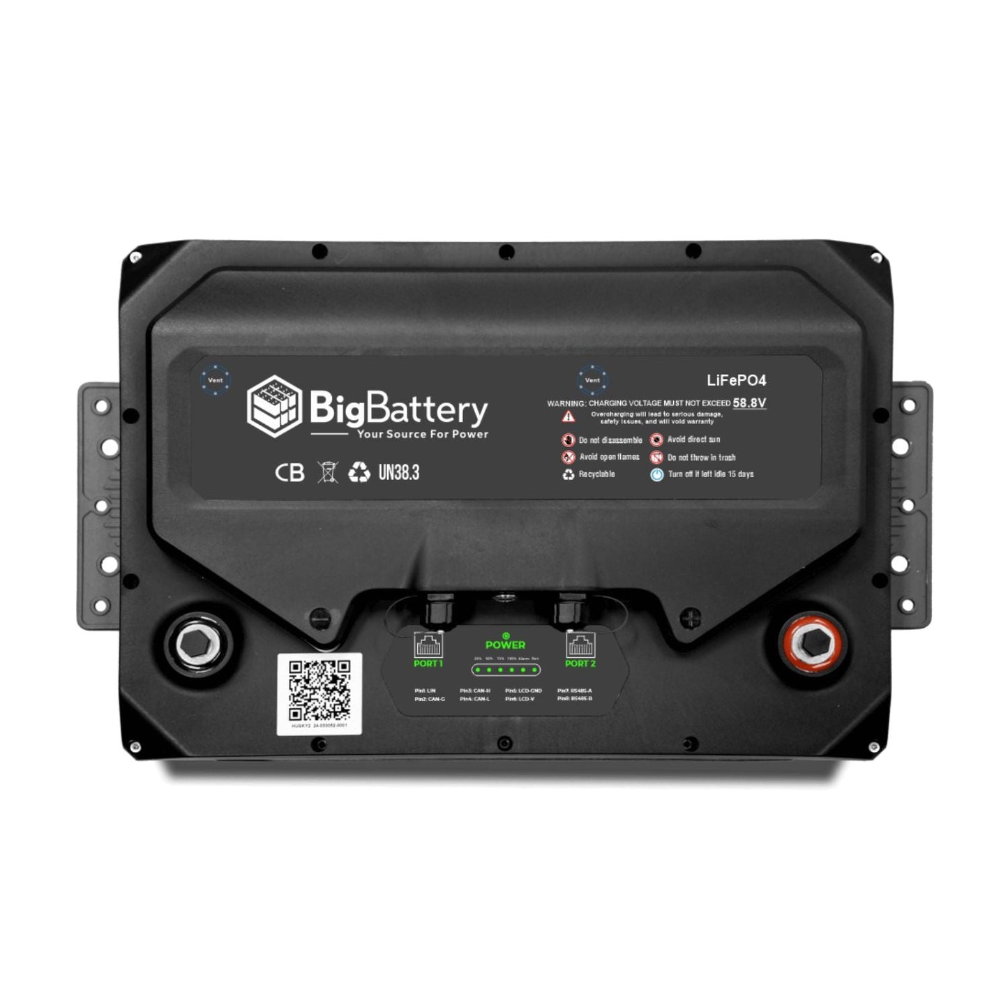 BigBattery HUSKY 2 5.12kWh 100Ah 48V High Power Lithium Battery