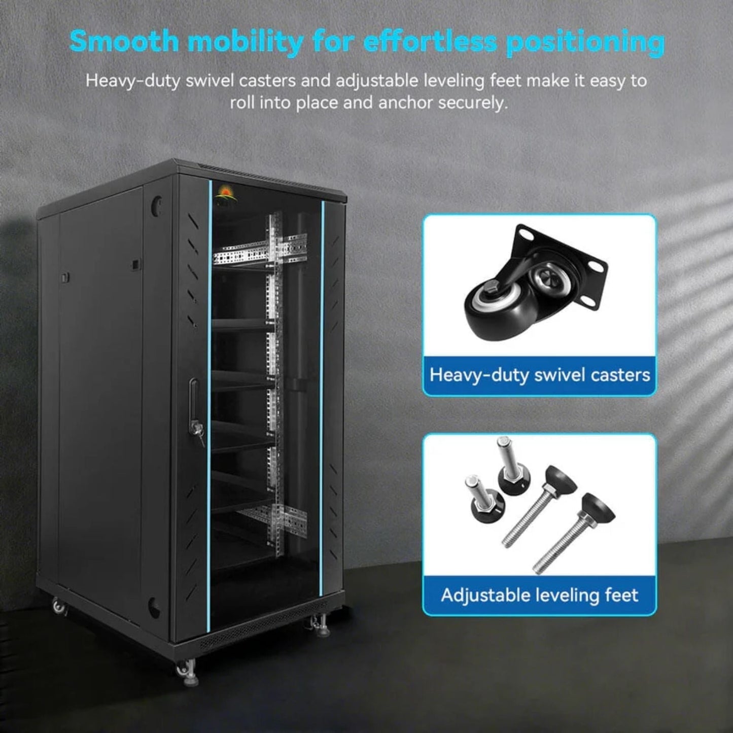 SunGold Power Enclosed Battery Cabinet 6 Slot with Bus Bar for SG48100P/ SGH48100T