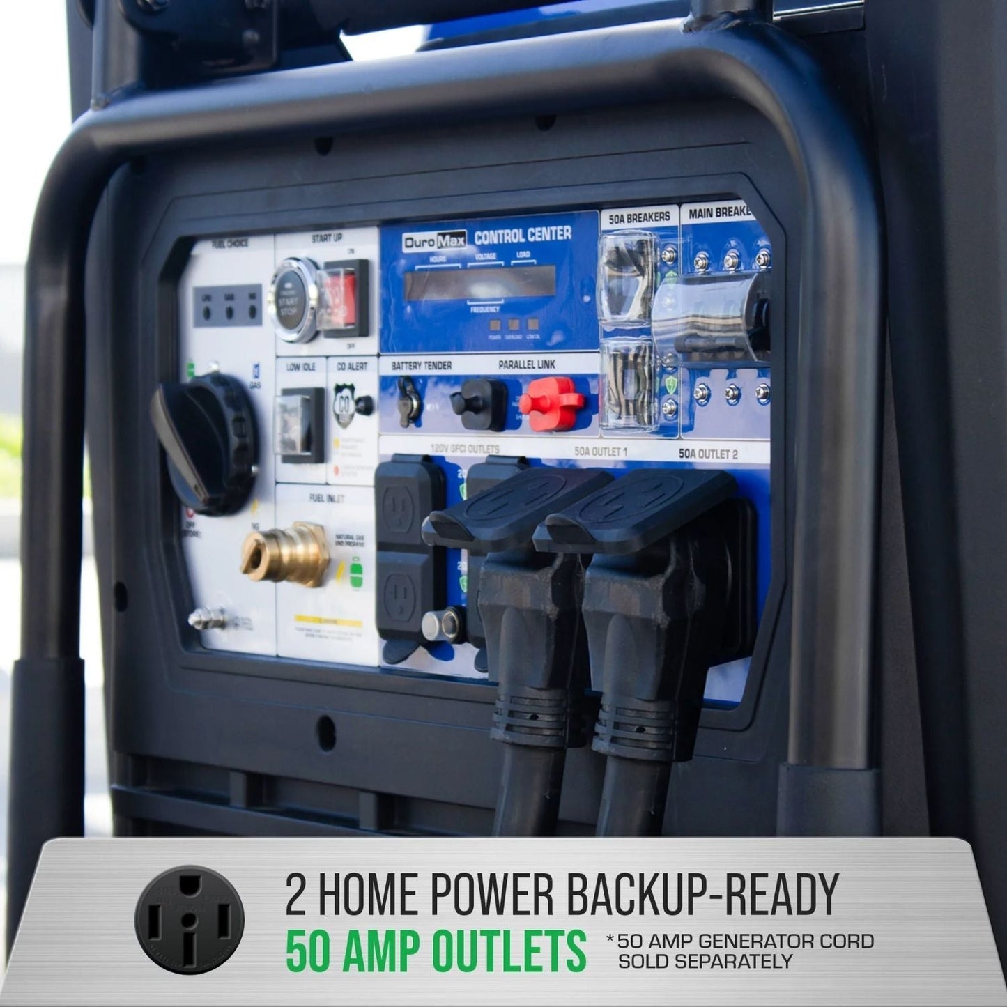 DuroMax XP16000iHT Tri-Fuel 13000W/16000W Portable Inverter Generator | Low THD