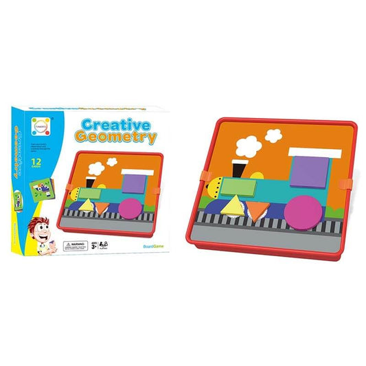 Creative Geometry Puzzle Game for Kids Tangram Shape Matching Educational Toy