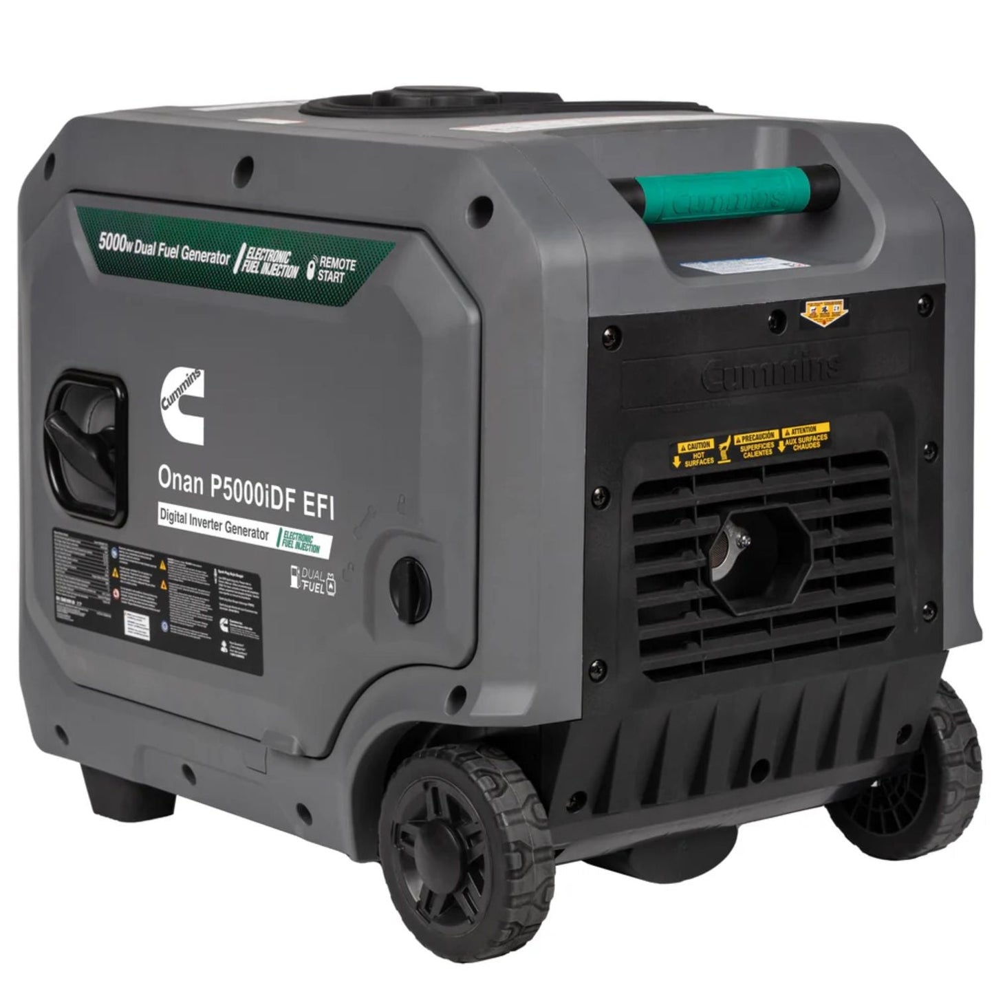 Cummins Onan P5000iDF EFI Dual Fuel 3900W/5000W Portable Inverter Generator | EPA & CARB Approved