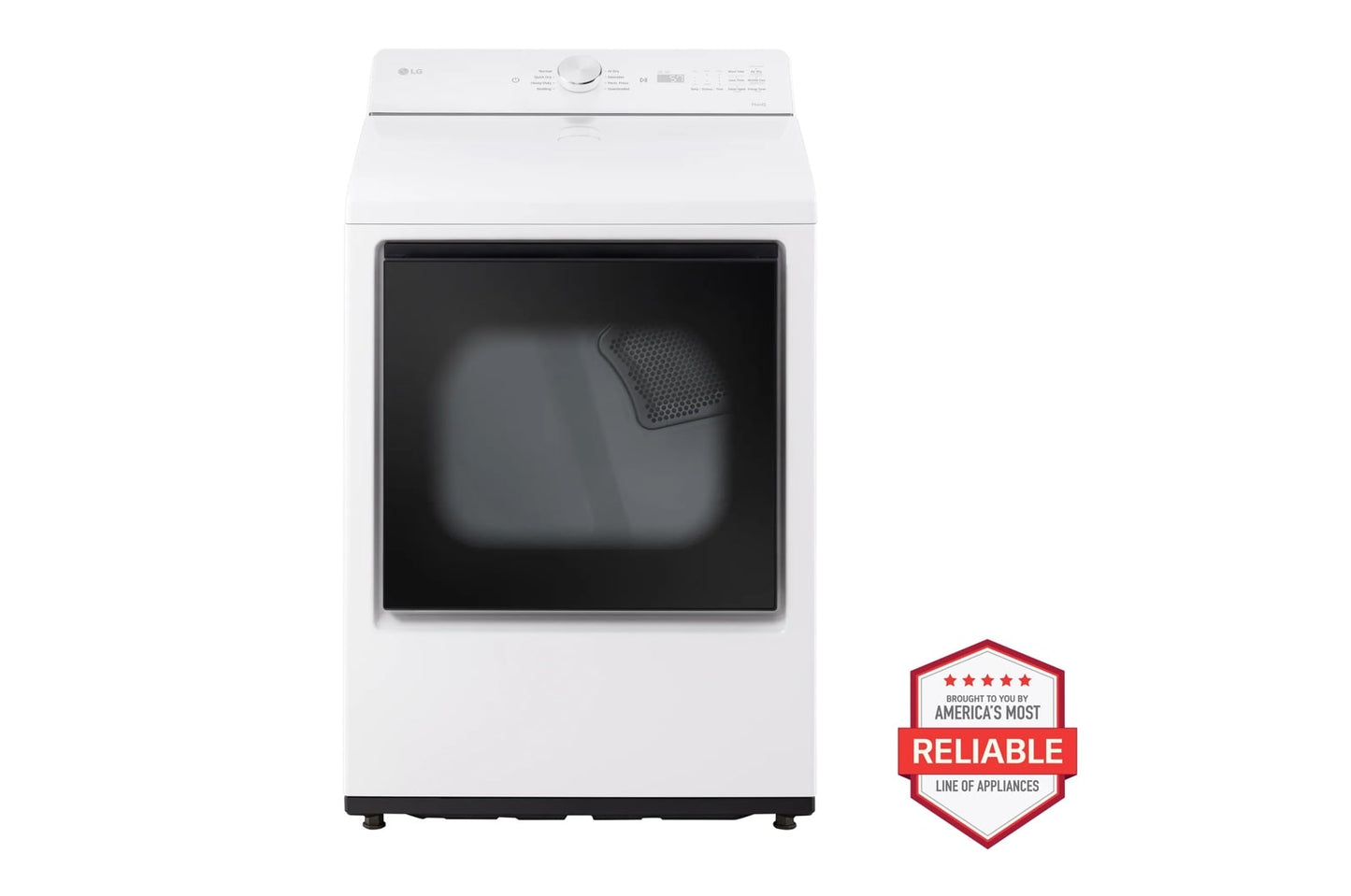 LG 7.3 cu. ft. Ultra Large Capacity Rear Control Electric Dryer with AI Sensing and ThinQ® Smart Features