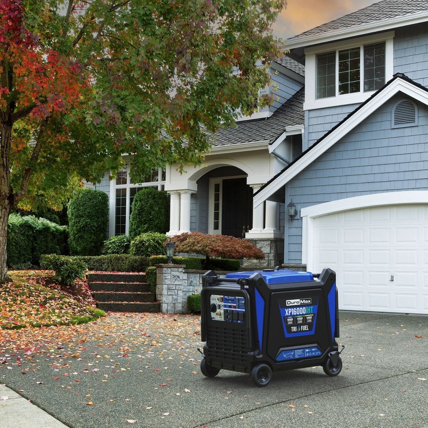 DuroMax XP16000iHT Tri-Fuel 13000W/16000W Portable Inverter Generator | Low THD