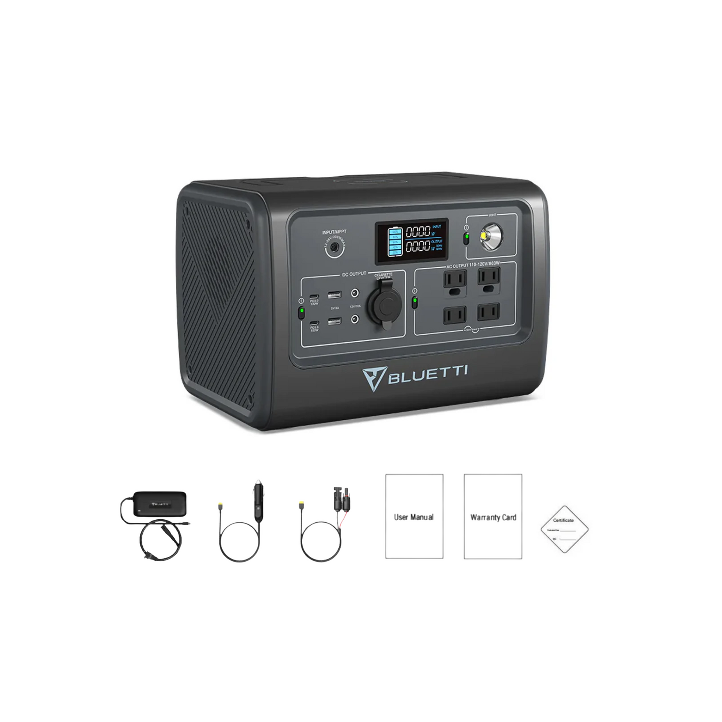 BLUETTI EB70S Portable Power Station | 716Wh | 1400W | 200W Solar Input