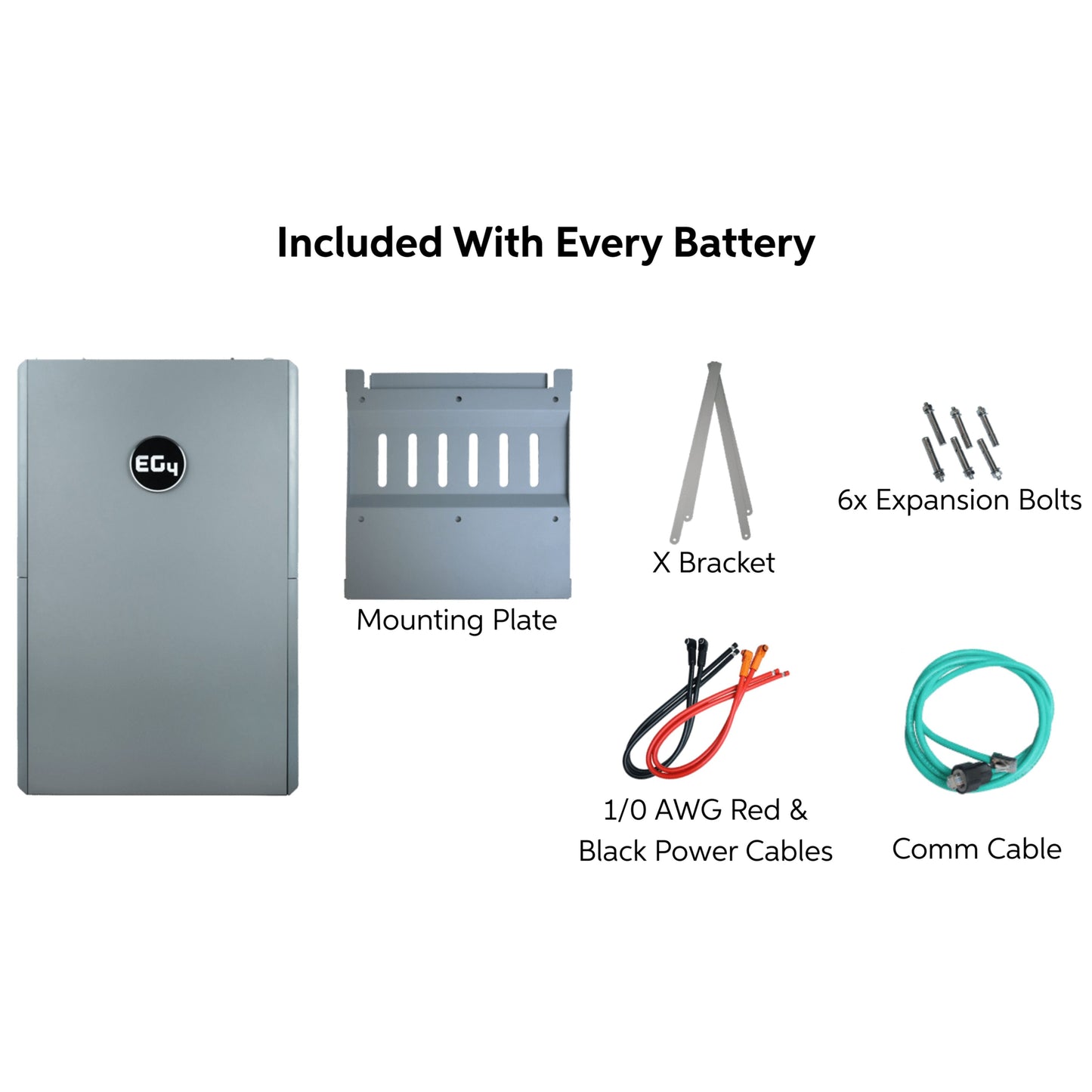 EG4 WallMount 280Ah All-Weather Home Lithium Battery | 48V | 14.3kWh | Heated UL1973 | UL9540A